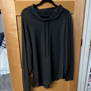 Athleta Charcoal Long Sleeve Hoodie
